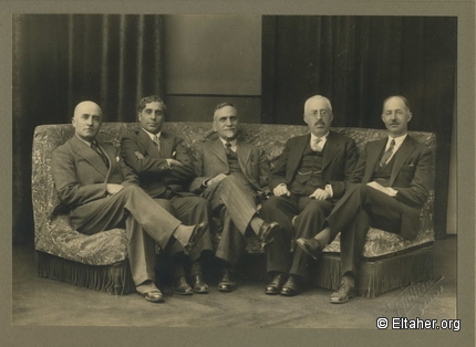 1936 - Emir Shakib and Syrian leaders in Geneva